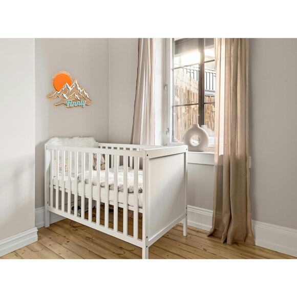 Custom Mountain Name Sign Kids Room & Nursery Wall Decor Wood Sign 16" x 11.5" - Picture 5 of 10